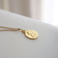 Collier personnalisé - Médaille Ange Raphaël - Plaqué or