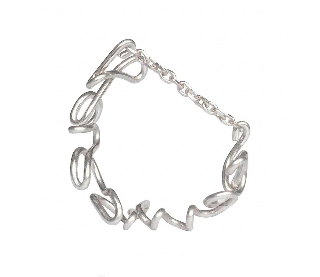 Bague Chaine Personnalisée / 5 à 6 caractères