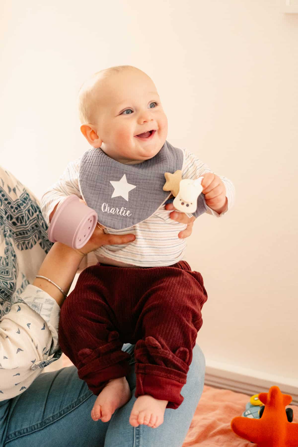 Bavoir Bandana personnalisé en Double gaze de coton