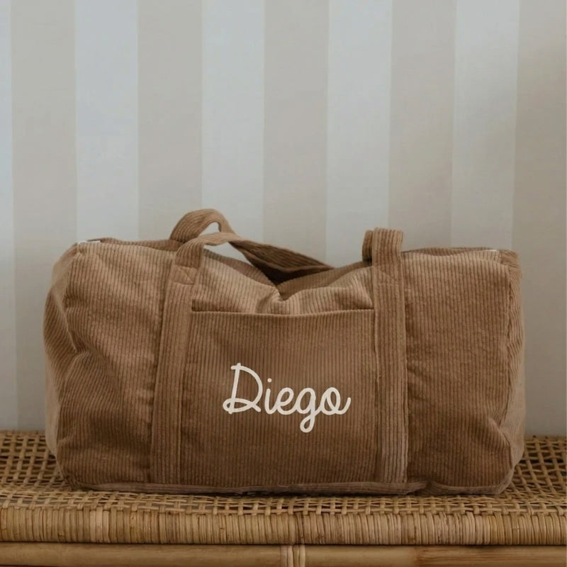 Sac Week-end en Velours Côtelé