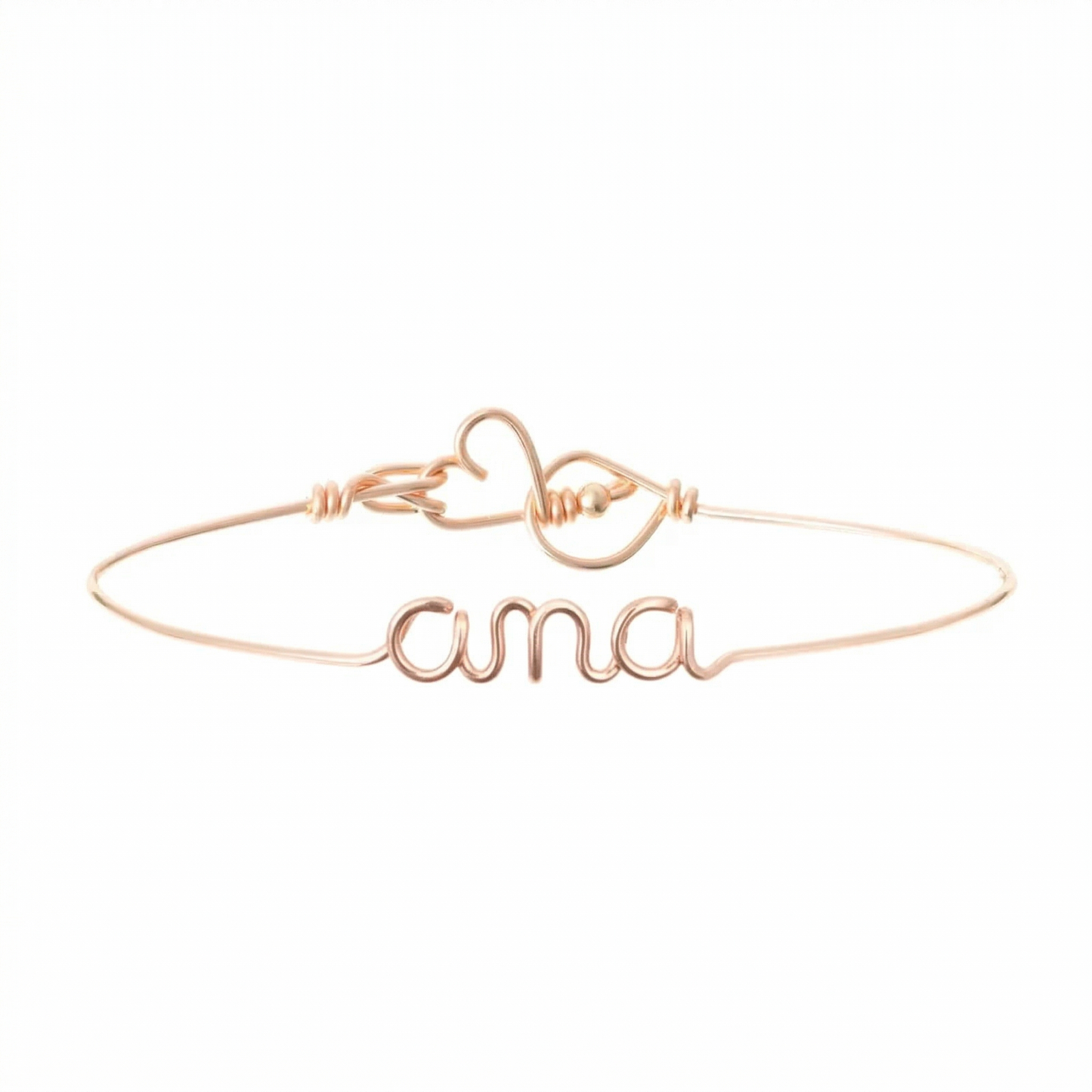 Bracelet Jonc personnalisable / 9 caratères max