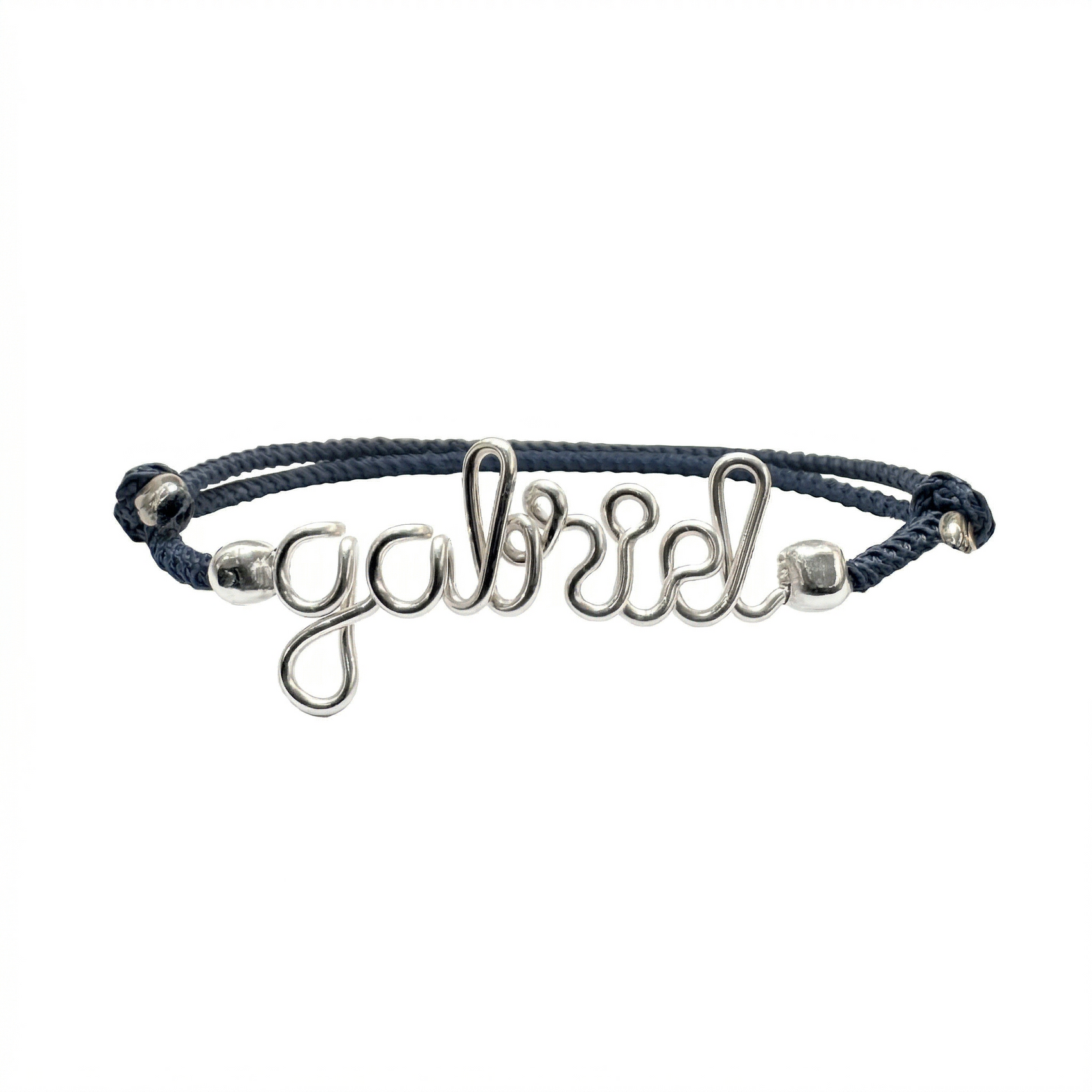Personalized twisted children's bracelet