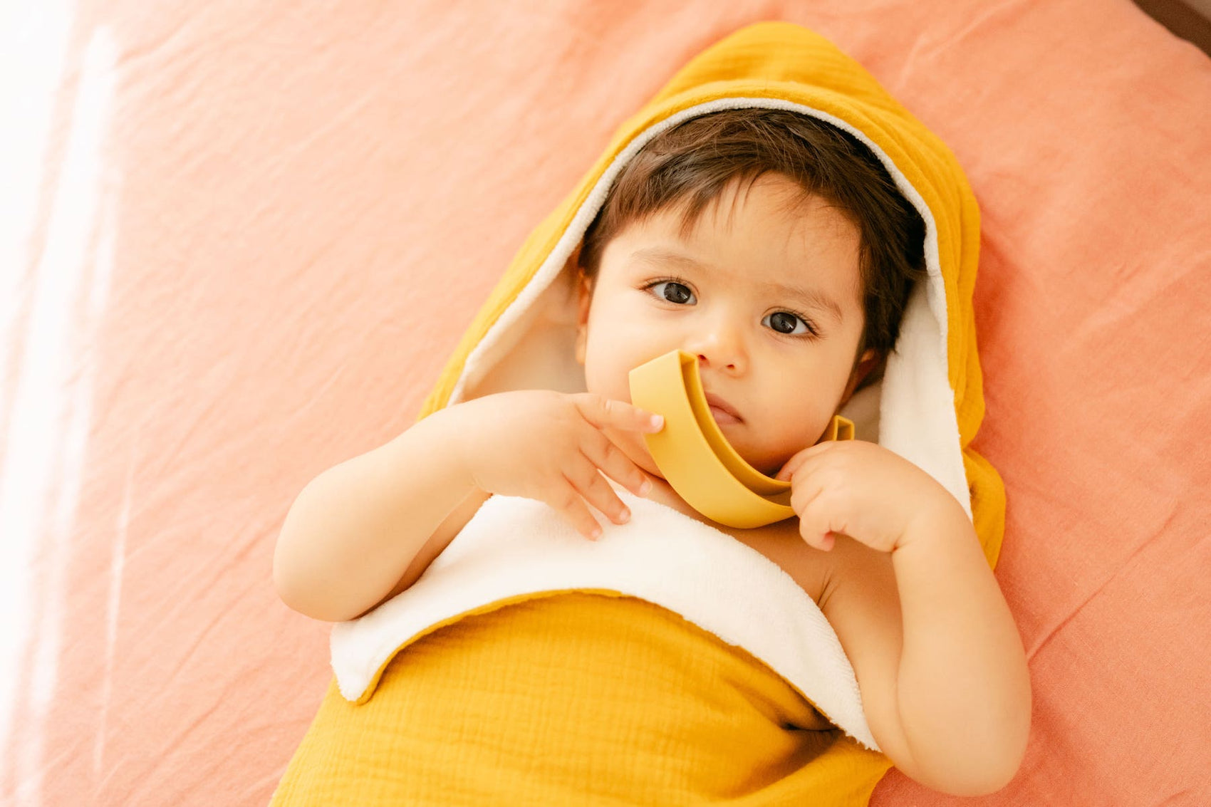 Cape de bain personnalisée - Double gaze de coton