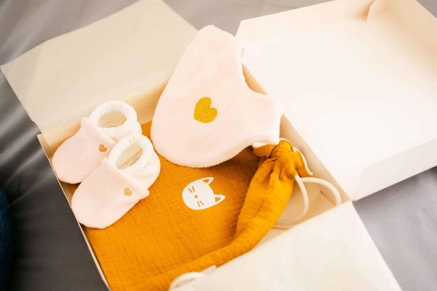 Bavoir Bandana personnalisé en Double gaze de coton