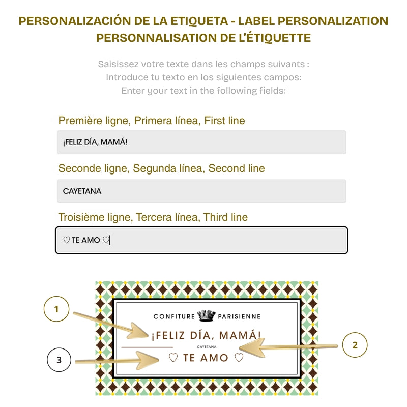 Confitures & Pâte à Tartiner - Coffret 4 saveurs à personnaliser