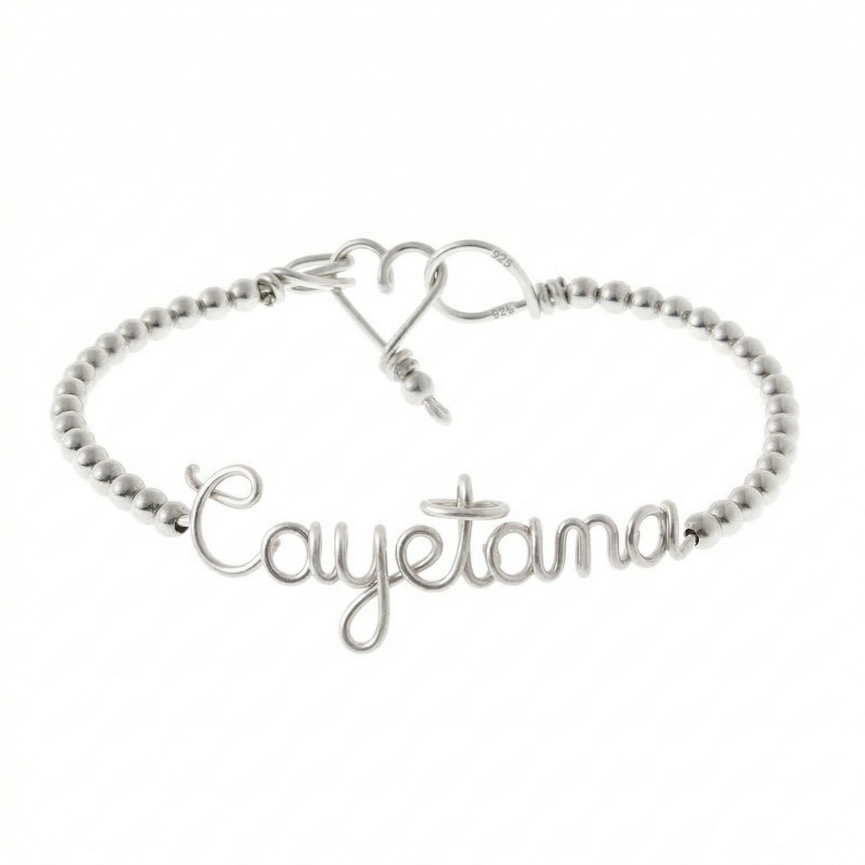 Jonc Perlé Personnalisé / 9 caractères max