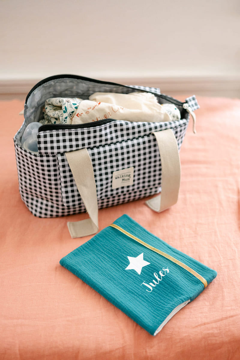 Protège Carnet de Santé personnalisé en Double gaze de coton