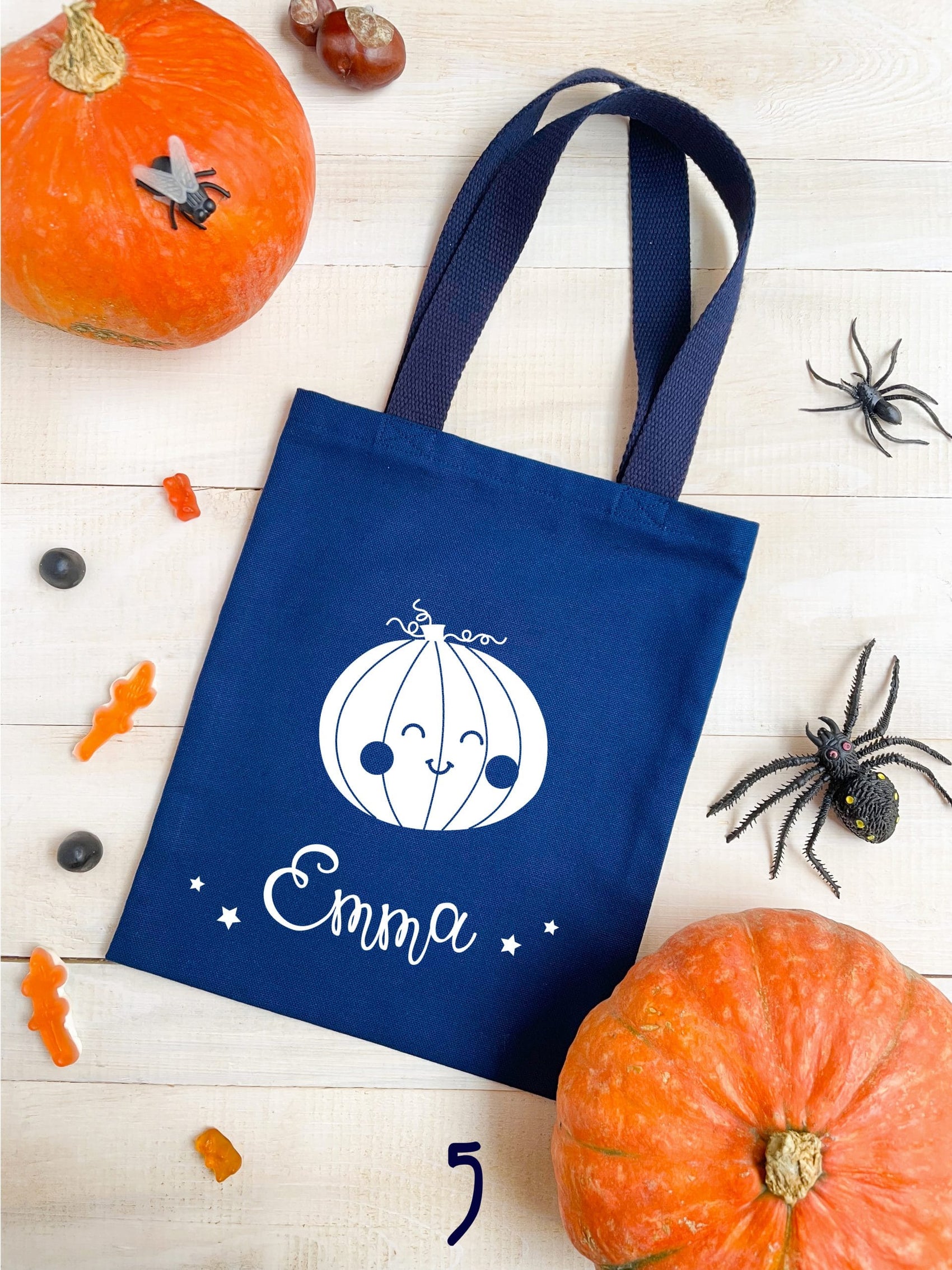 Tote bag Halloween phosphorescent