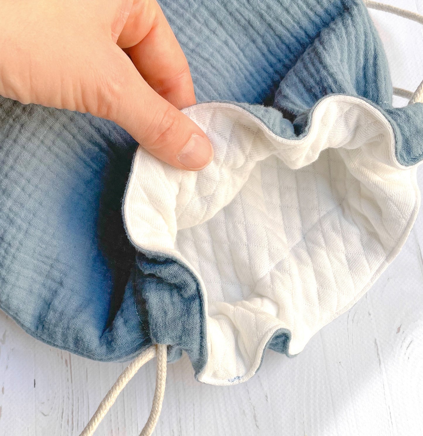 Sac à dos personnalisé Bébé et Enfant - Double gaze de coton étoilée