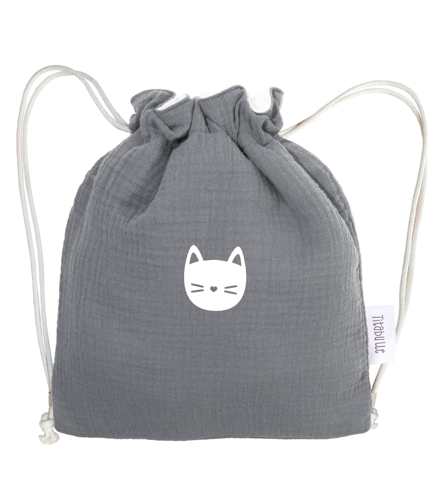 Sac à dos personnalisé Bébé et Enfant - Double gaze de coton Bio