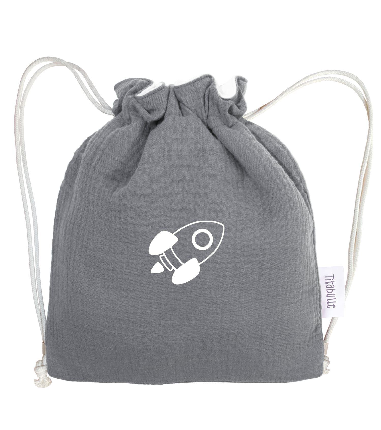 Sac à dos personnalisé Bébé et Enfant - Double gaze de coton Bio