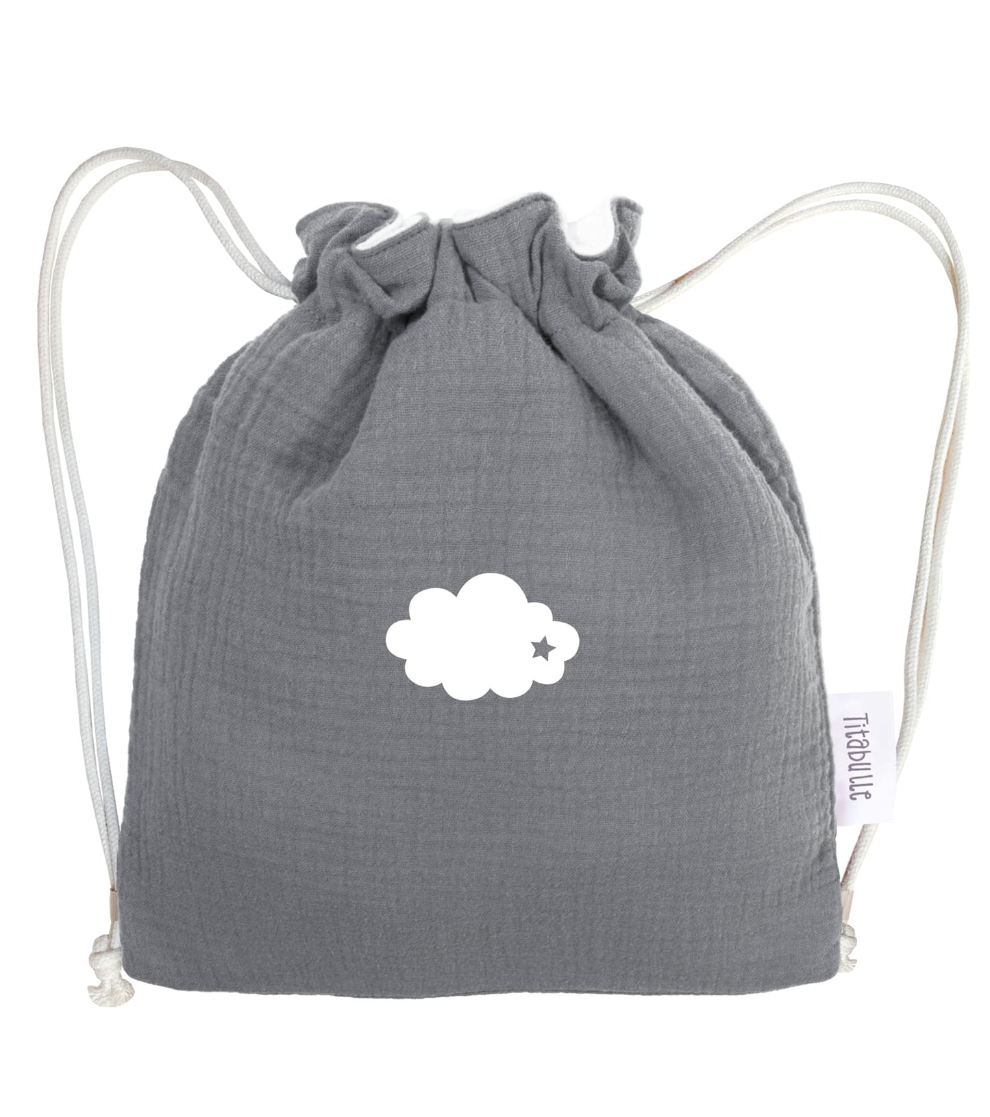 Sac à dos personnalisé Bébé et Enfant - Double gaze de coton Bio