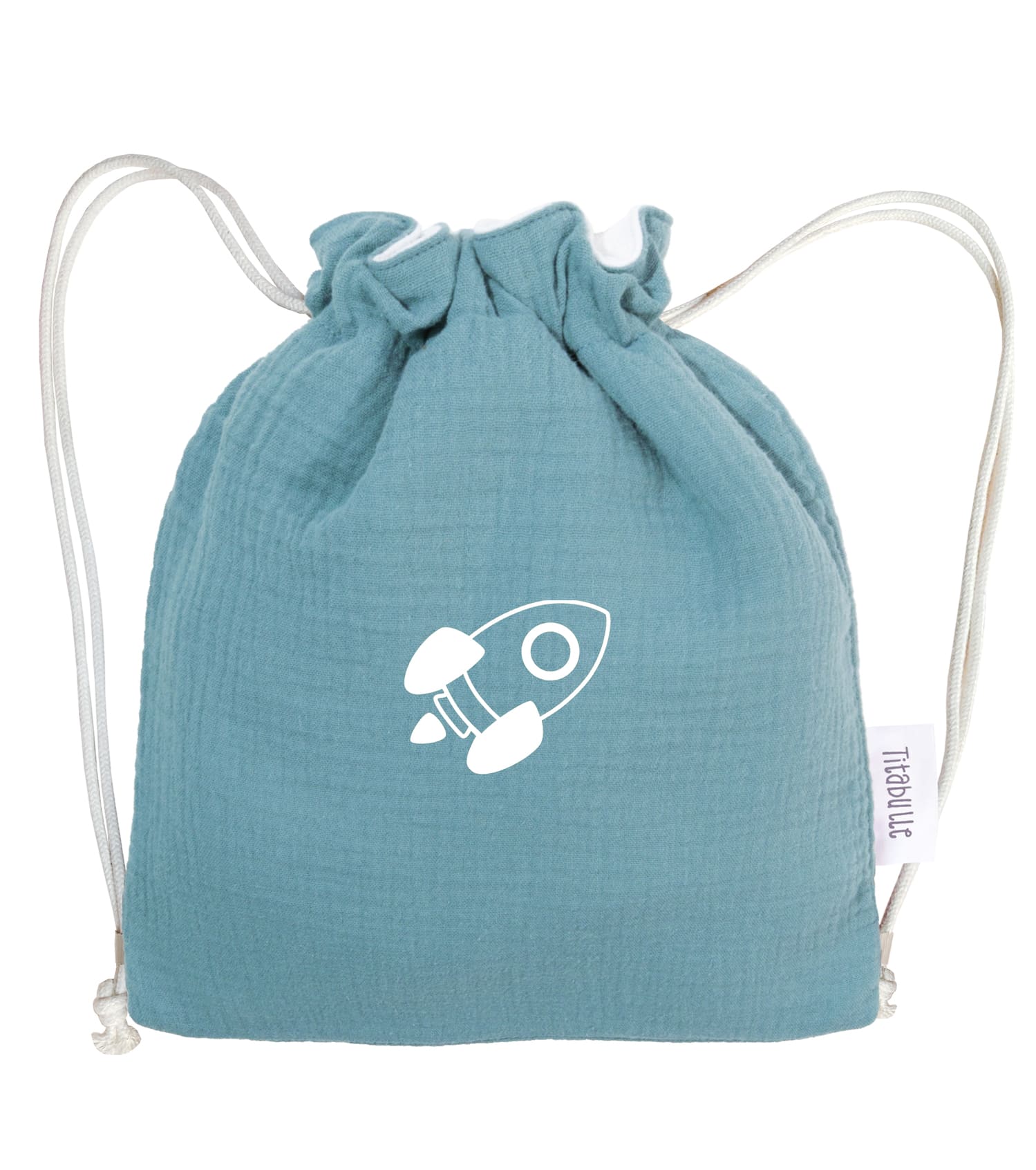 Sac à dos personnalisé Bébé et Enfant - Double gaze de coton Bio