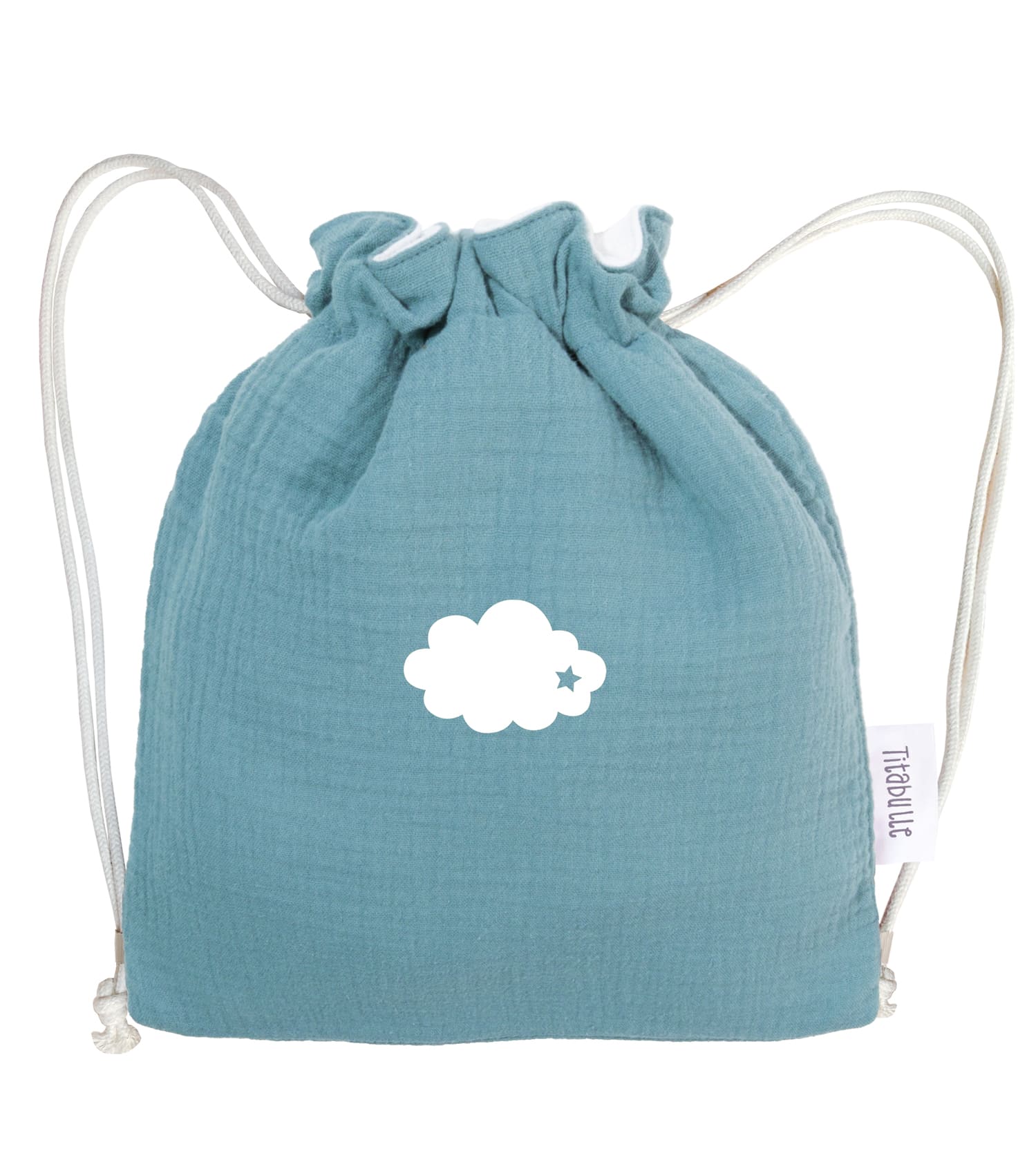Sac à dos personnalisé Bébé et Enfant - Double gaze de coton Bio