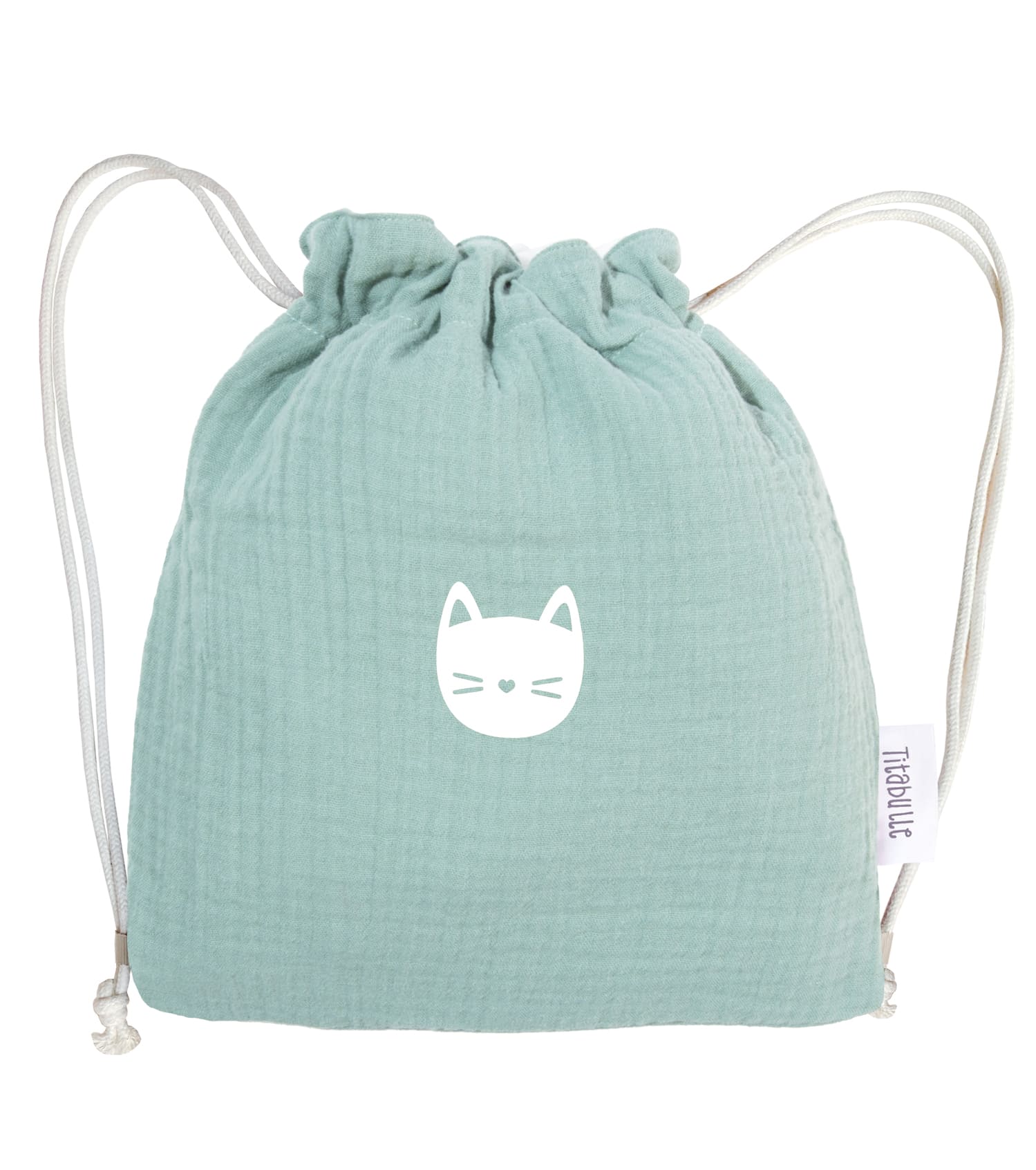 Sac à dos personnalisé Bébé et Enfant - Double gaze de coton Bio