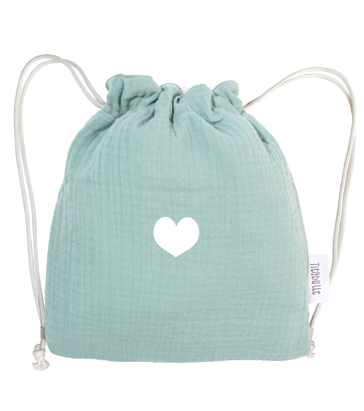 Sac à dos personnalisé Bébé et Enfant - Double gaze de coton Bio