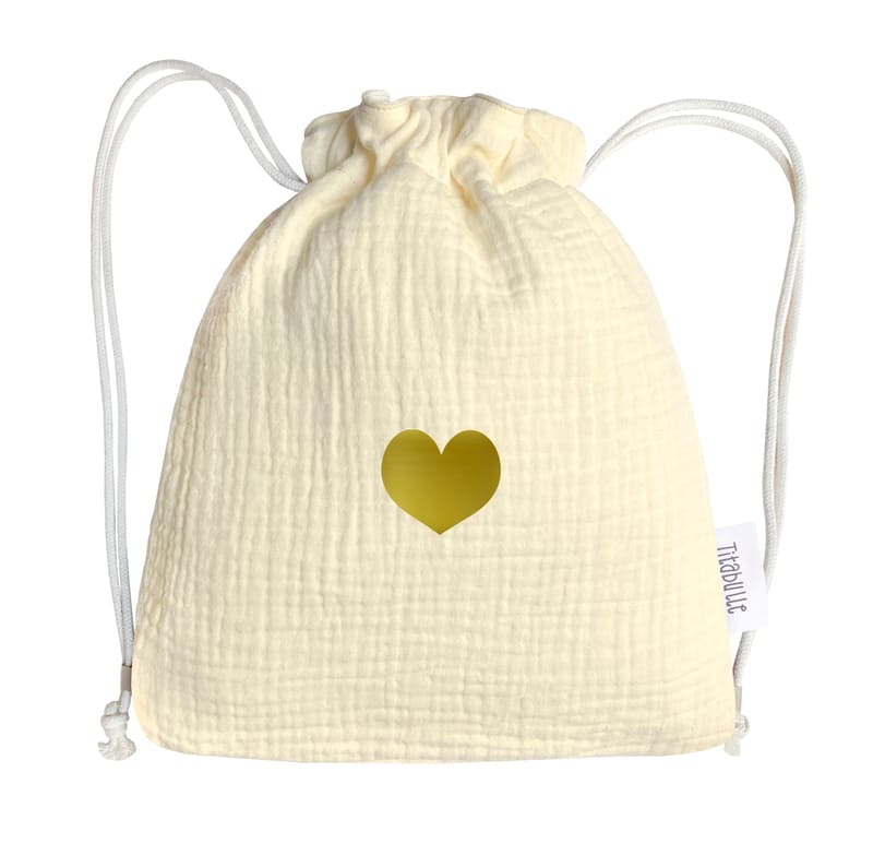 Sac à dos personnalisé Bébé et Enfant - Double gaze de coton Bio