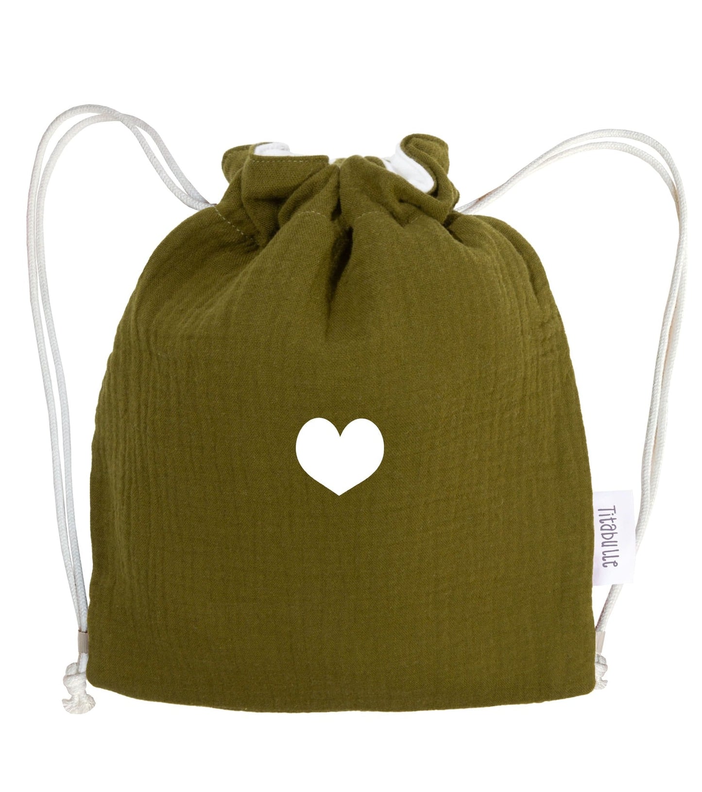 Sac à dos personnalisé Bébé et Enfant - Double gaze de coton Bio