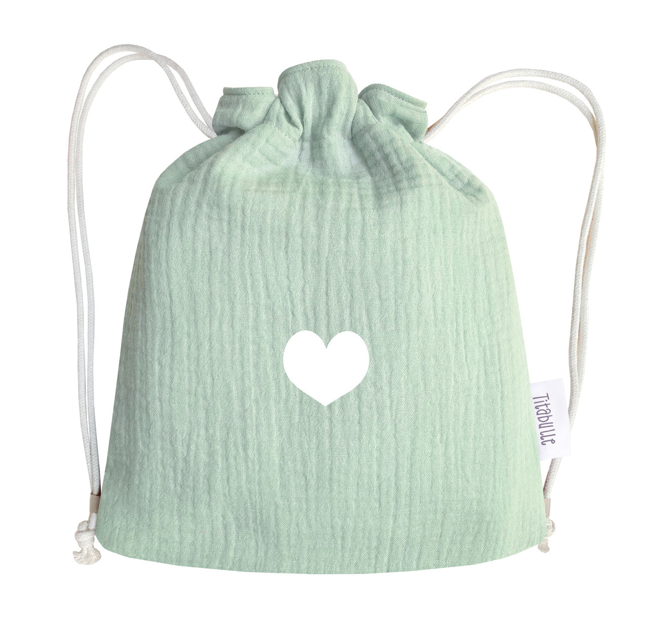 Sac à dos personnalisé Bébé et Enfant - Double gaze de coton Bio