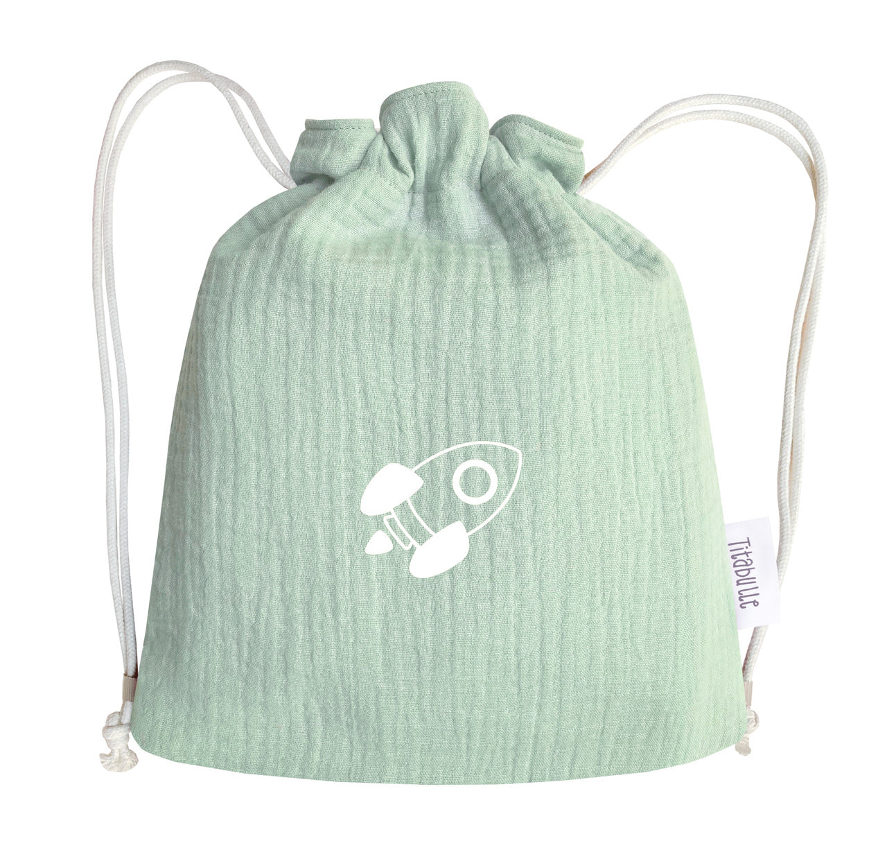 Sac à dos personnalisé Bébé et Enfant - Double gaze de coton Bio