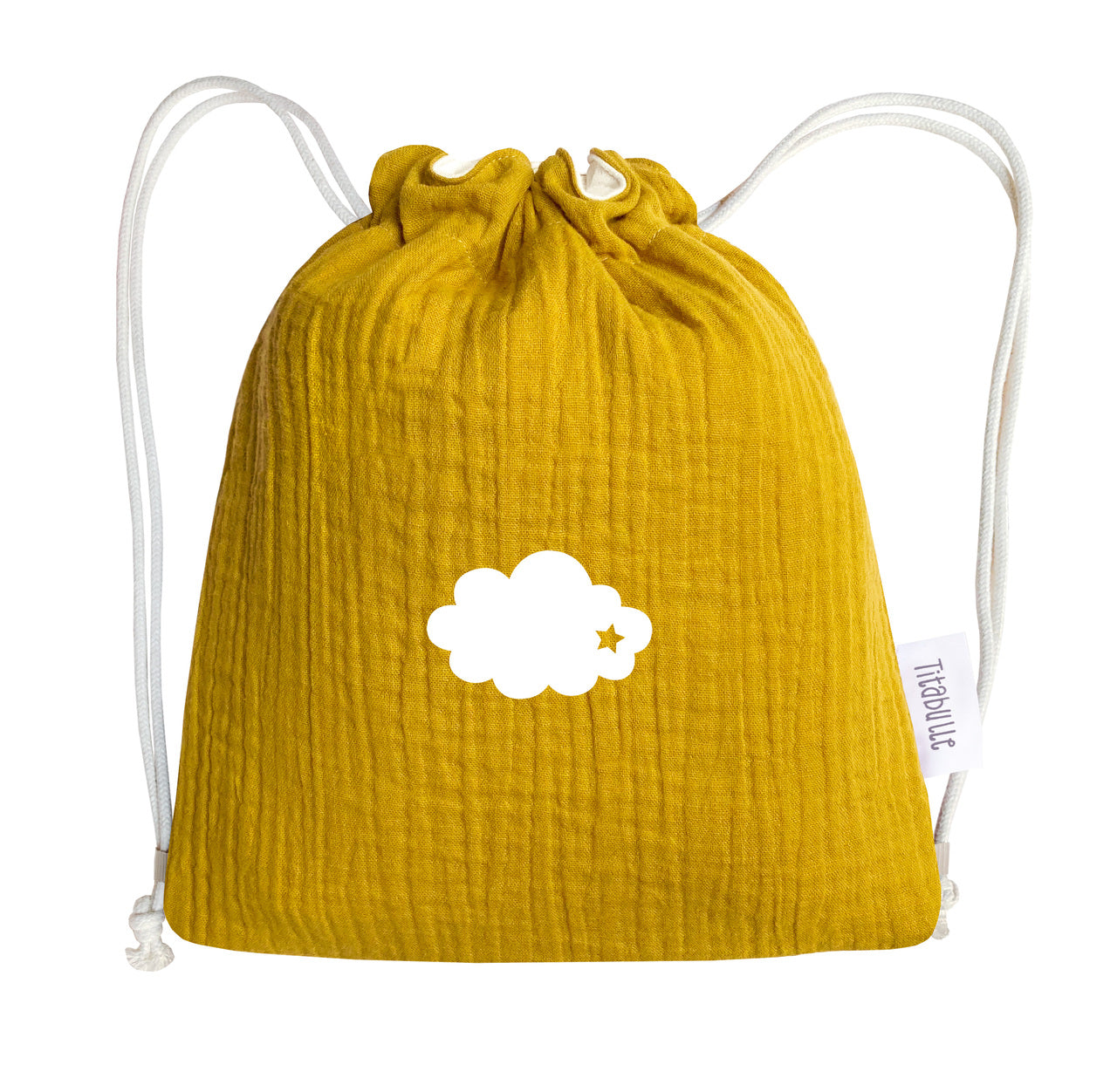 Sac à dos personnalisé Bébé et Enfant - Double gaze de coton Bio