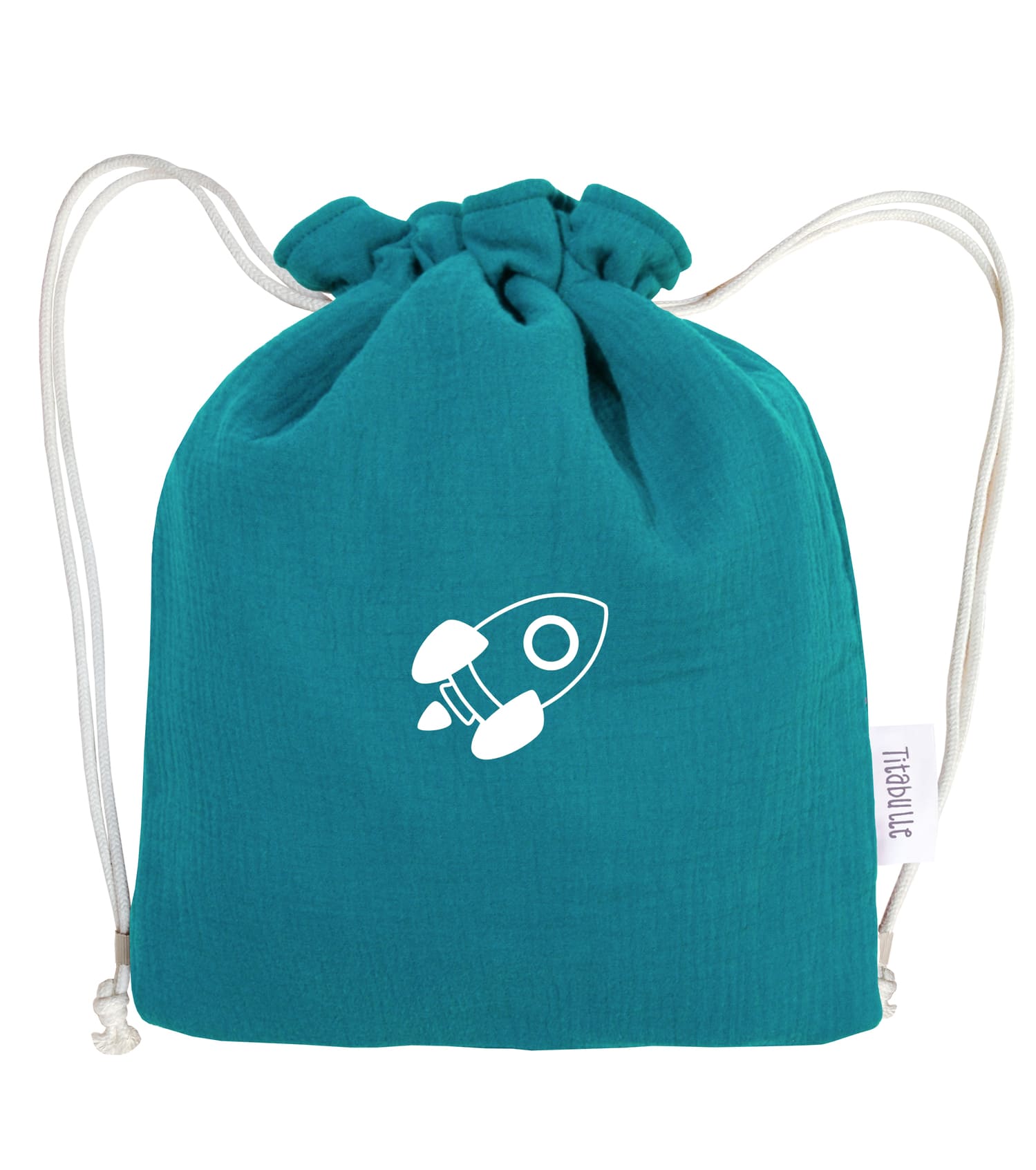 Sac à dos personnalisé Bébé et Enfant - Double gaze de coton Bio
