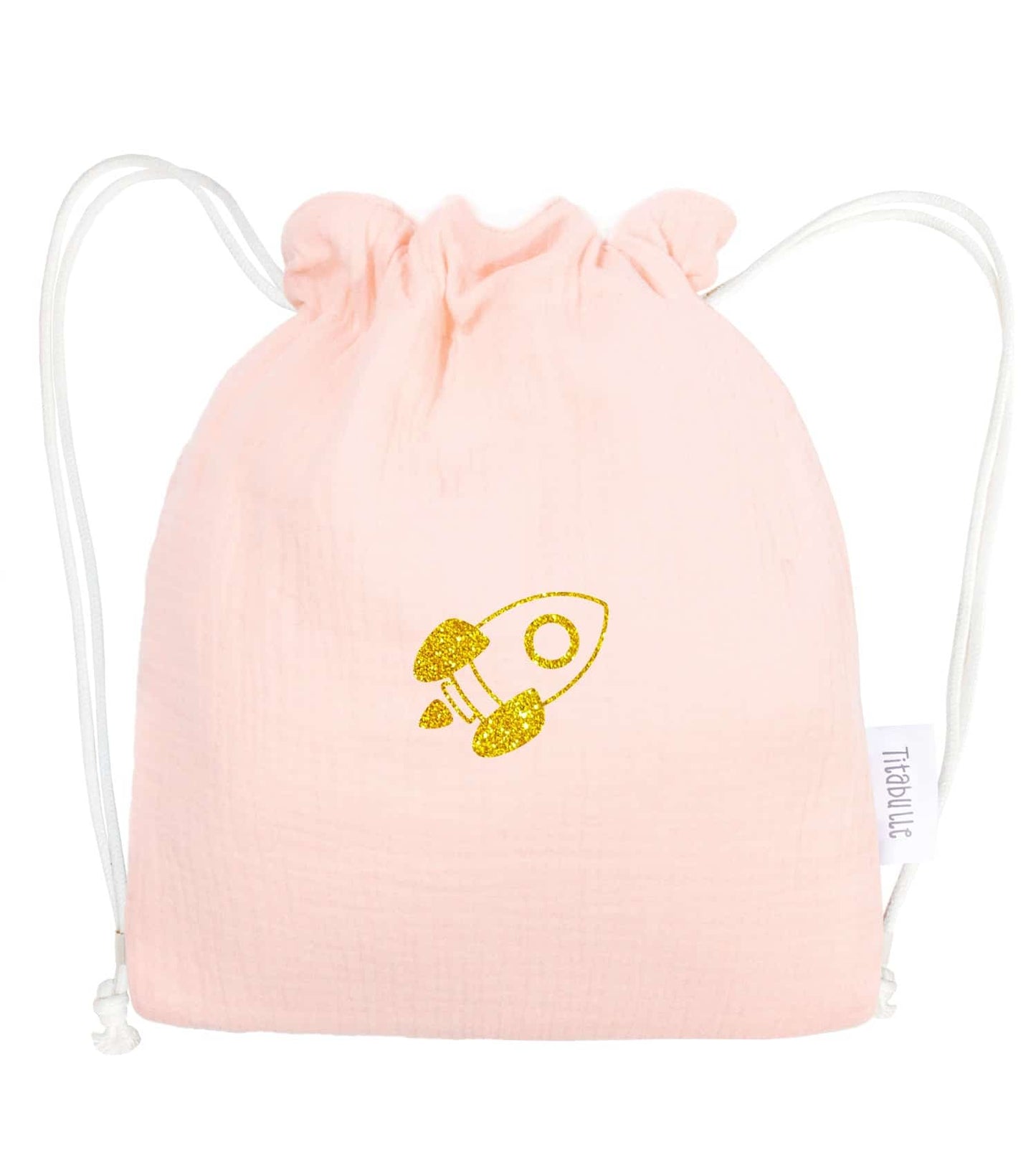 Sac à dos personnalisé Bébé et Enfant - Double gaze de coton Bio