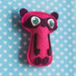 Personalized Children's and Baby Decorative Picture - Little Masked Hero Pink