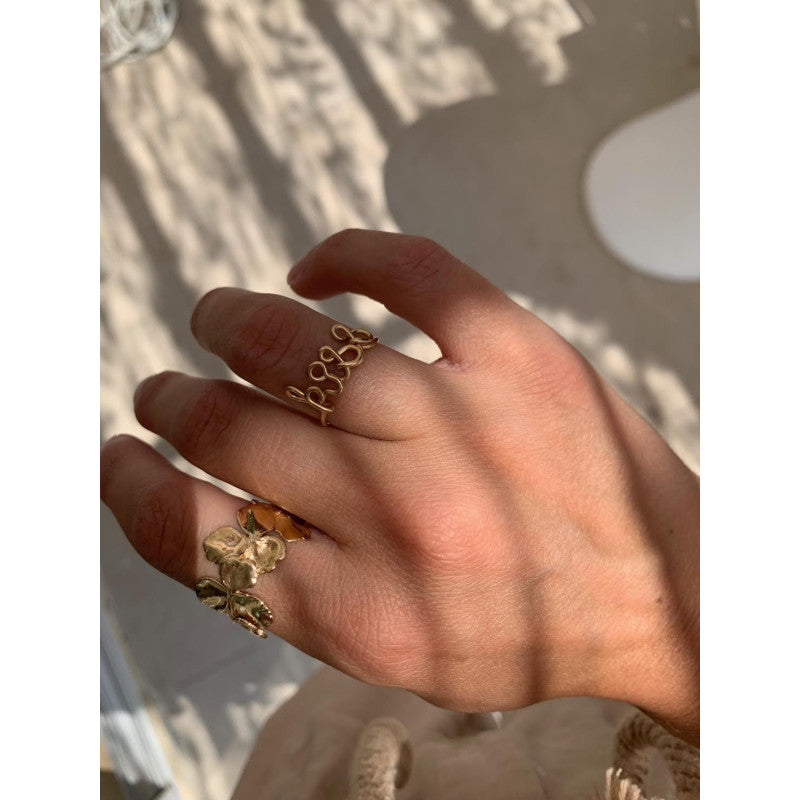 Bague Jonc personnalisable de 5 à 6 caractères max