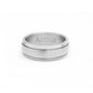 Bague ronde personnalisée - homme - acier inoxydable