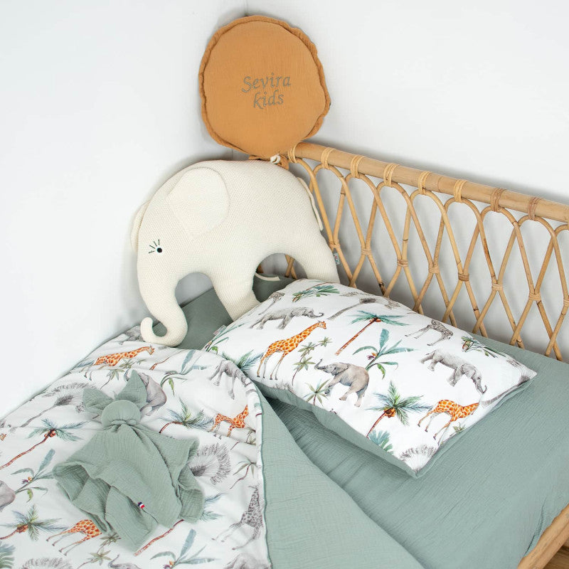 Ballon mural décoratif en satin de coton, Safari