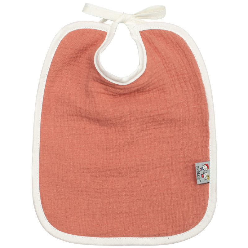 Bavoir à nouer en gaze de coton, Jeanne