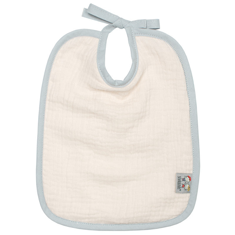 Bavoir à nouer en gaze de coton, Jeanne