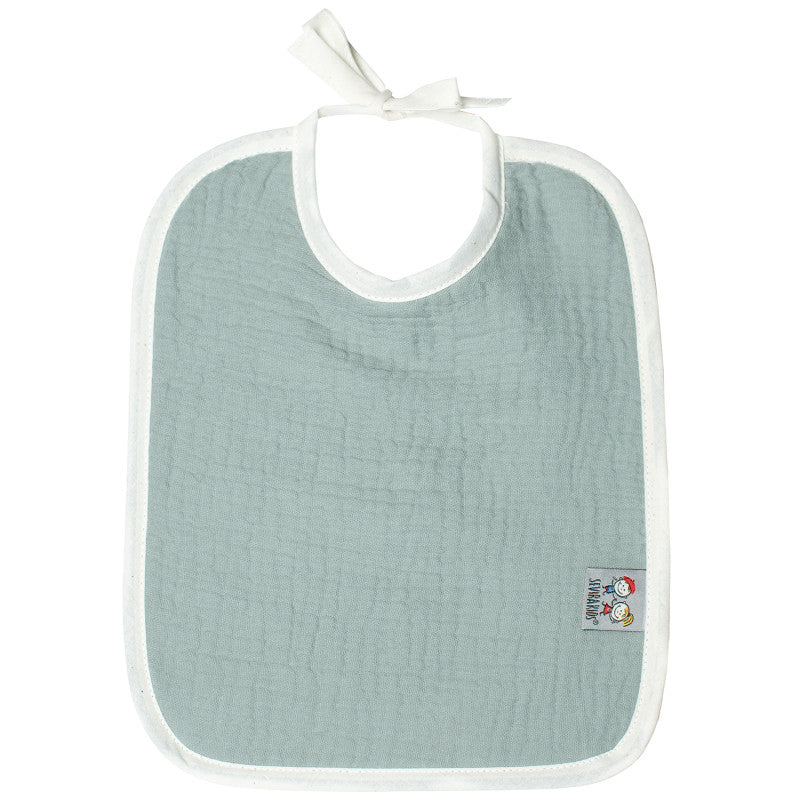 Bavoir à nouer en gaze de coton, Jeanne