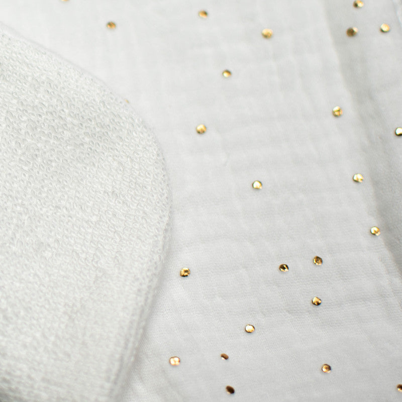 Bavoir en gaze de coton, Jeanne