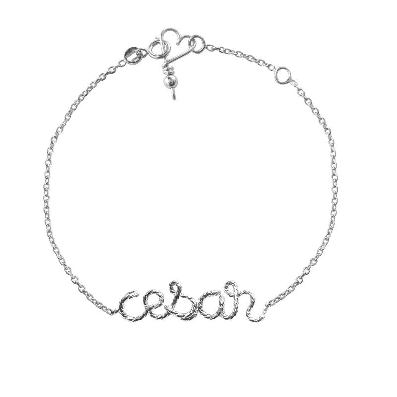 Bracelet Chaine Personnalisé fil sparkle