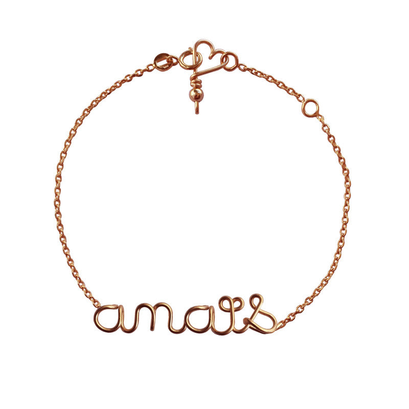 Bracelet Chaine Personnalisé Fil lisse