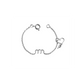 Bracelet Chaine Enfant Personnalisé "La petite minuscule"