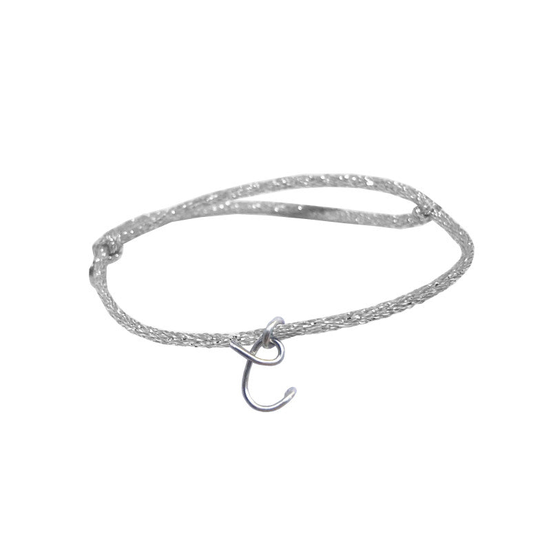 Bracelet  enfant paillete personnalisé / "Majuscule"