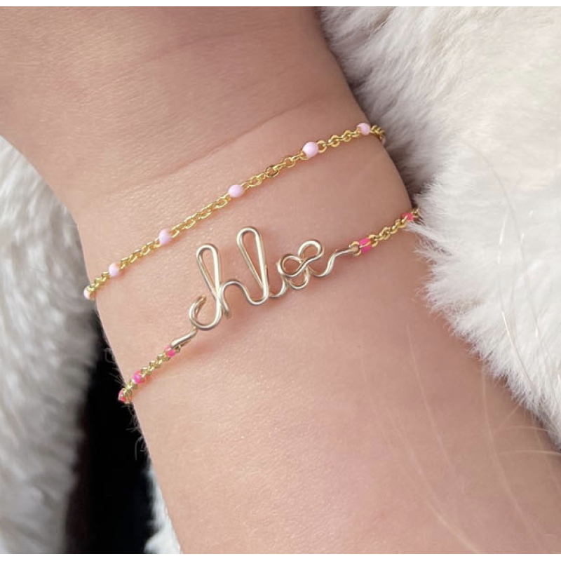 Bracelet Enfant Personnalisé Rosary Colors