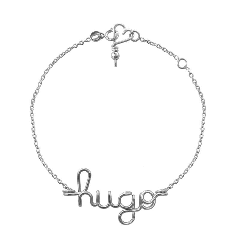 Bracelet chaine enfant personnalisé / 7 caractères max