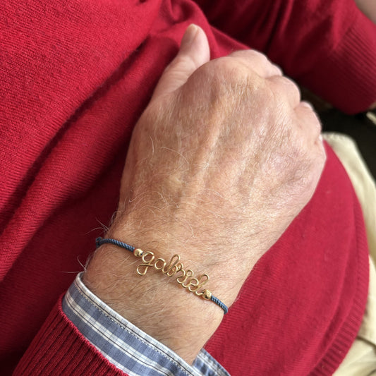 Bracelet torsadé personnalisé