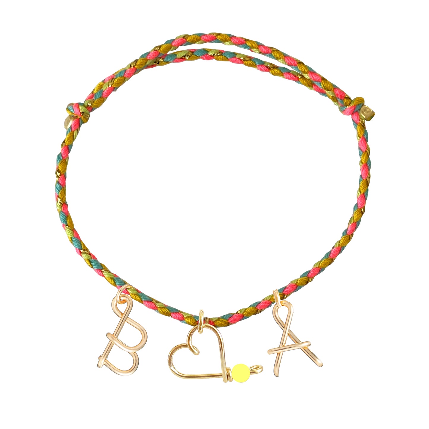 Pulsera inicial trenza