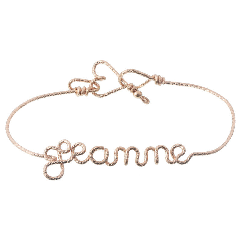 Bracelet Jonc à Personnaliser Sparkle