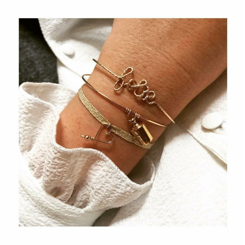 Bracelet Jonc à Personnaliser Sparkle