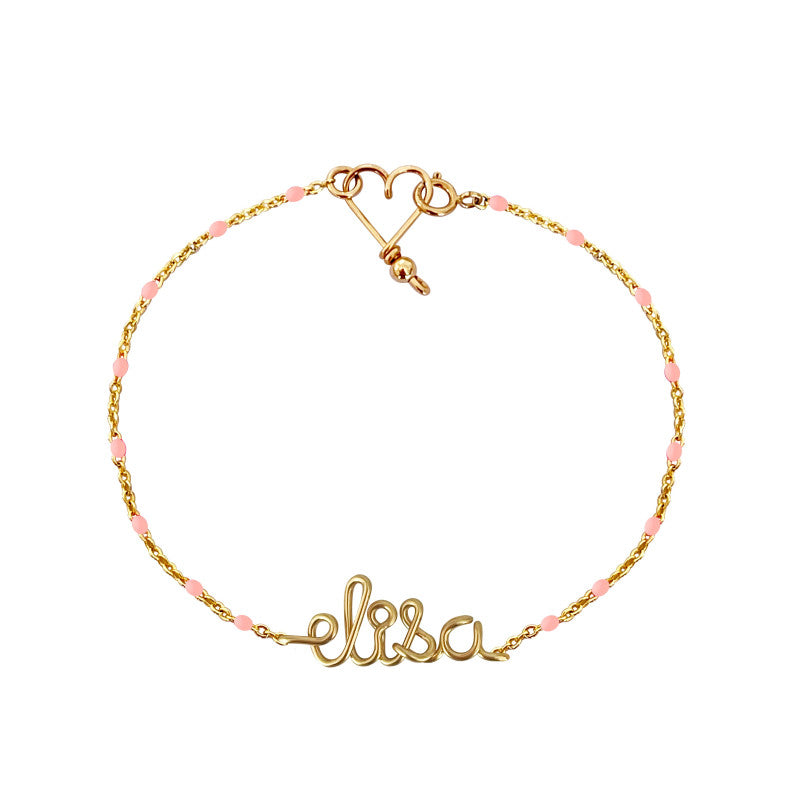 Bracelet Chaine Personnalisé Rosary colors