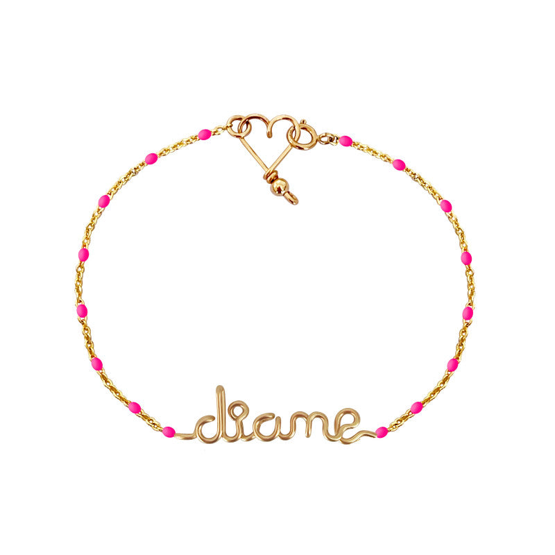 Bracelet Chaine Personnalisé Rosary colors