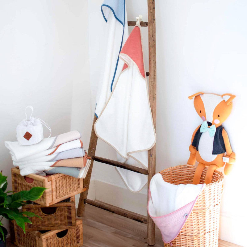 Cape de bain en gaze de coton, Jeanne