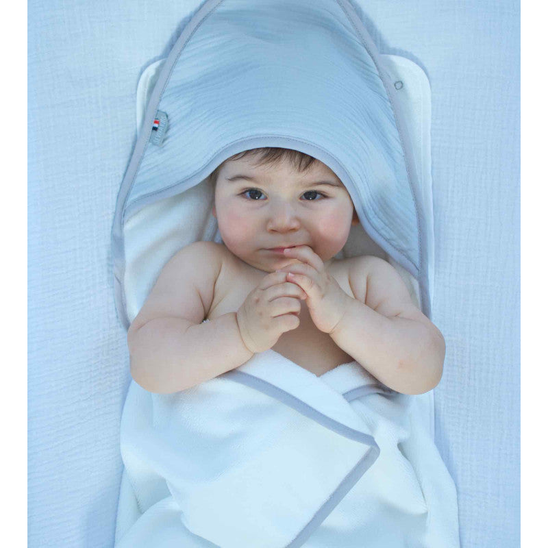 Cape de bain en gaze de coton, Jeanne