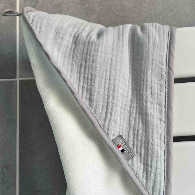 Cape de bain en gaze de coton, Jeanne